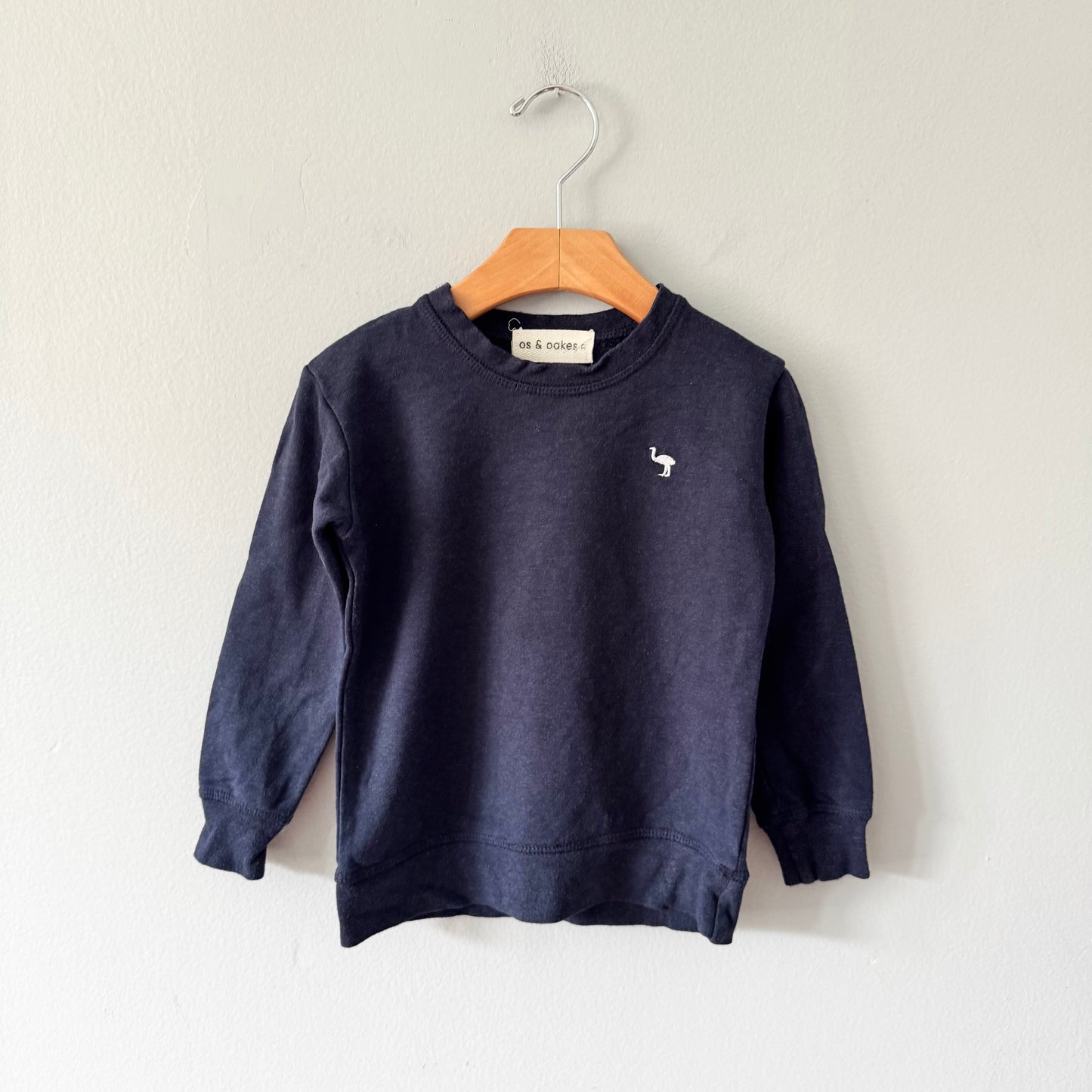 Os & Oakes / Navy crew top / 3T