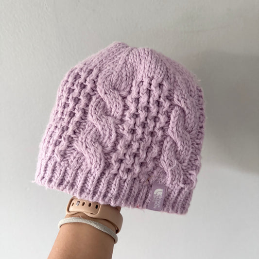 The North Face / Light purple knit hat / Youth M(7-8Y)