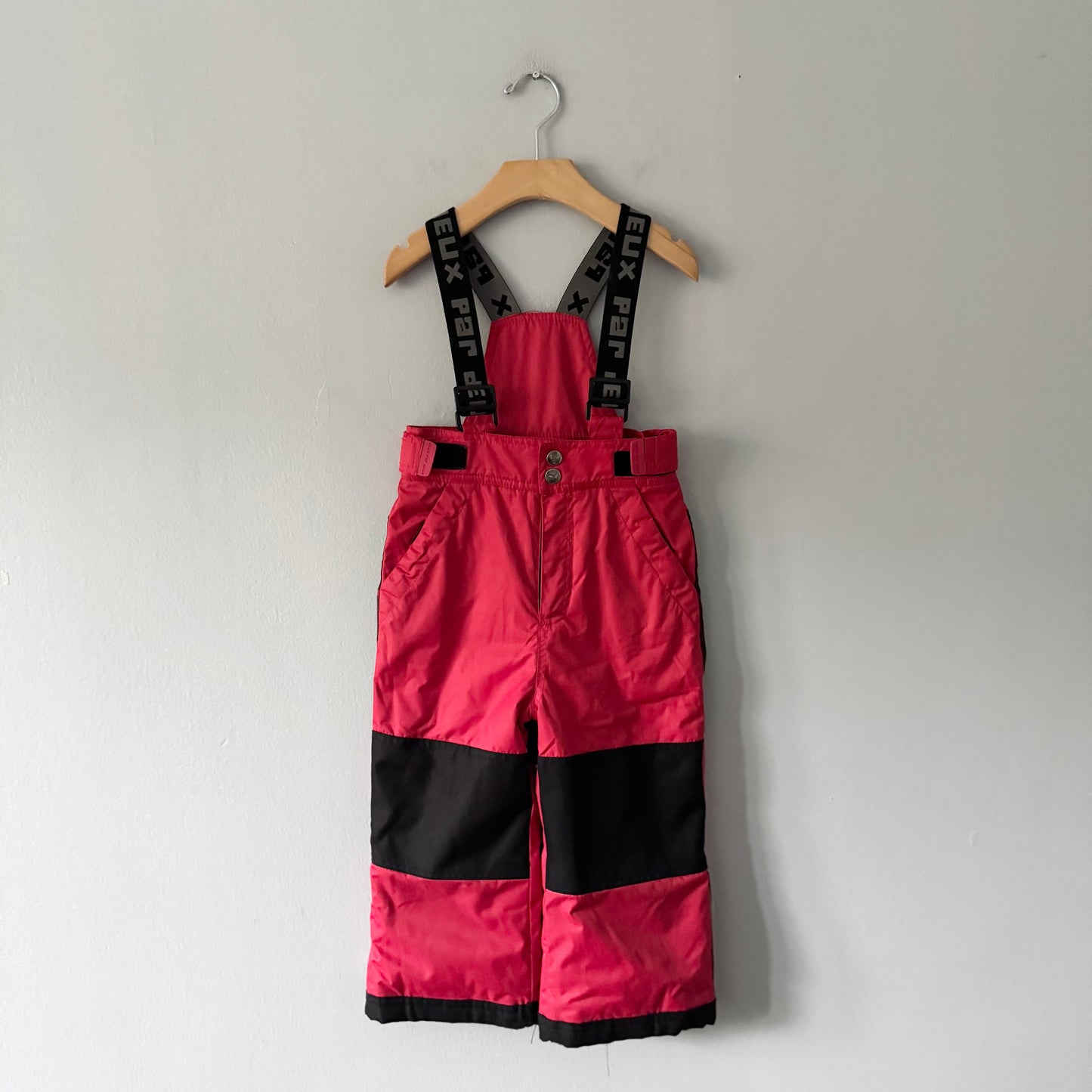 Deux par Deux / Red snow pants / 2Y