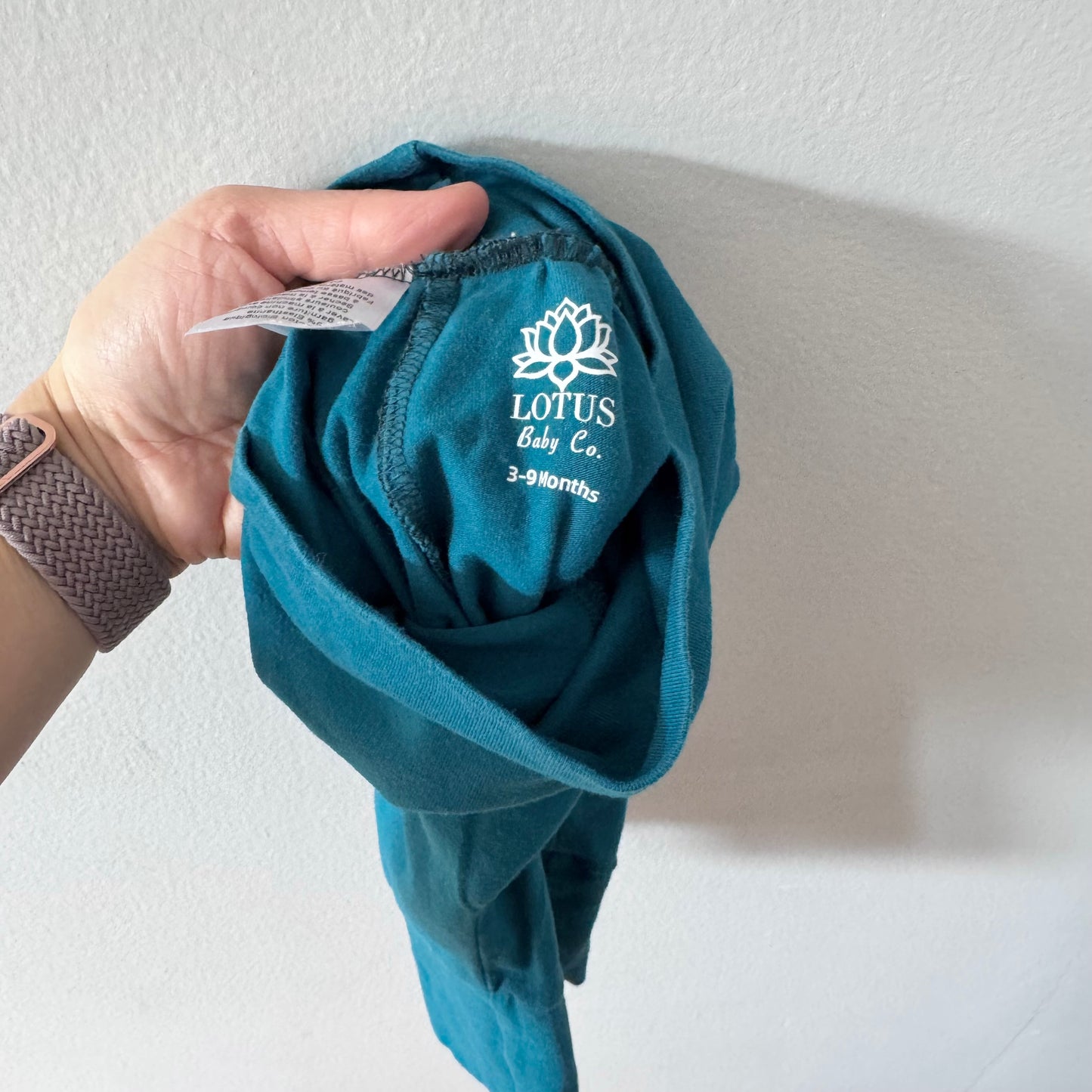 Lotus Baby Co / Pantalon évolutif - Bleu-vert / 3-9 mois