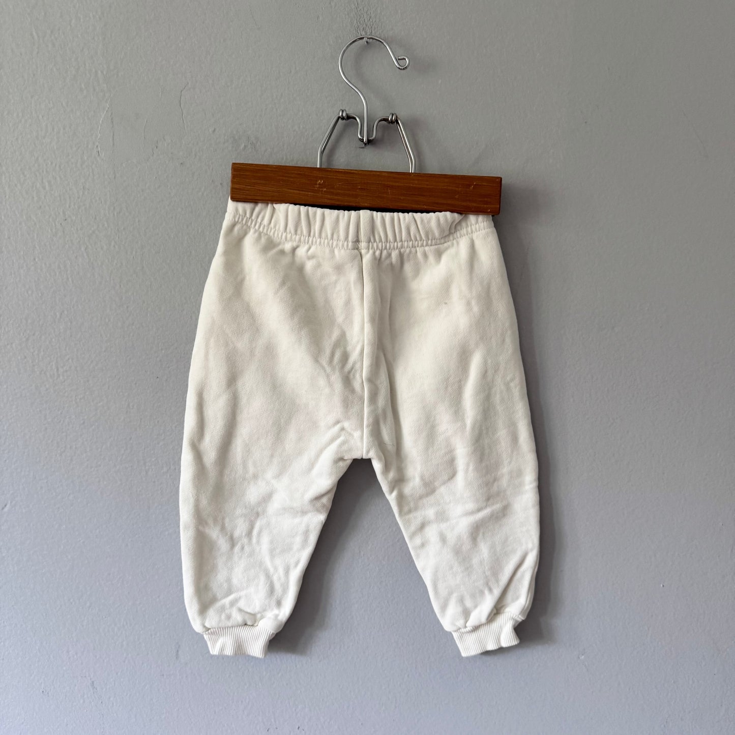 The Littlest / White sweatpants / 12-18M