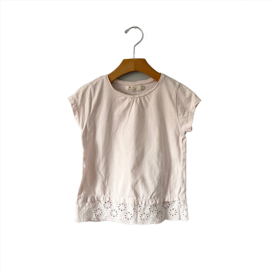 Zy Girl / Light pink short sleeve T-shirt / 7-8Y