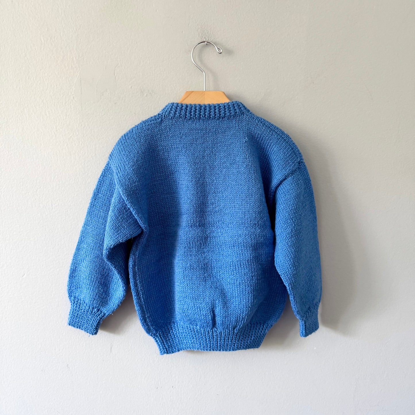Handmade / Snoopy knit pullover / 4Y
