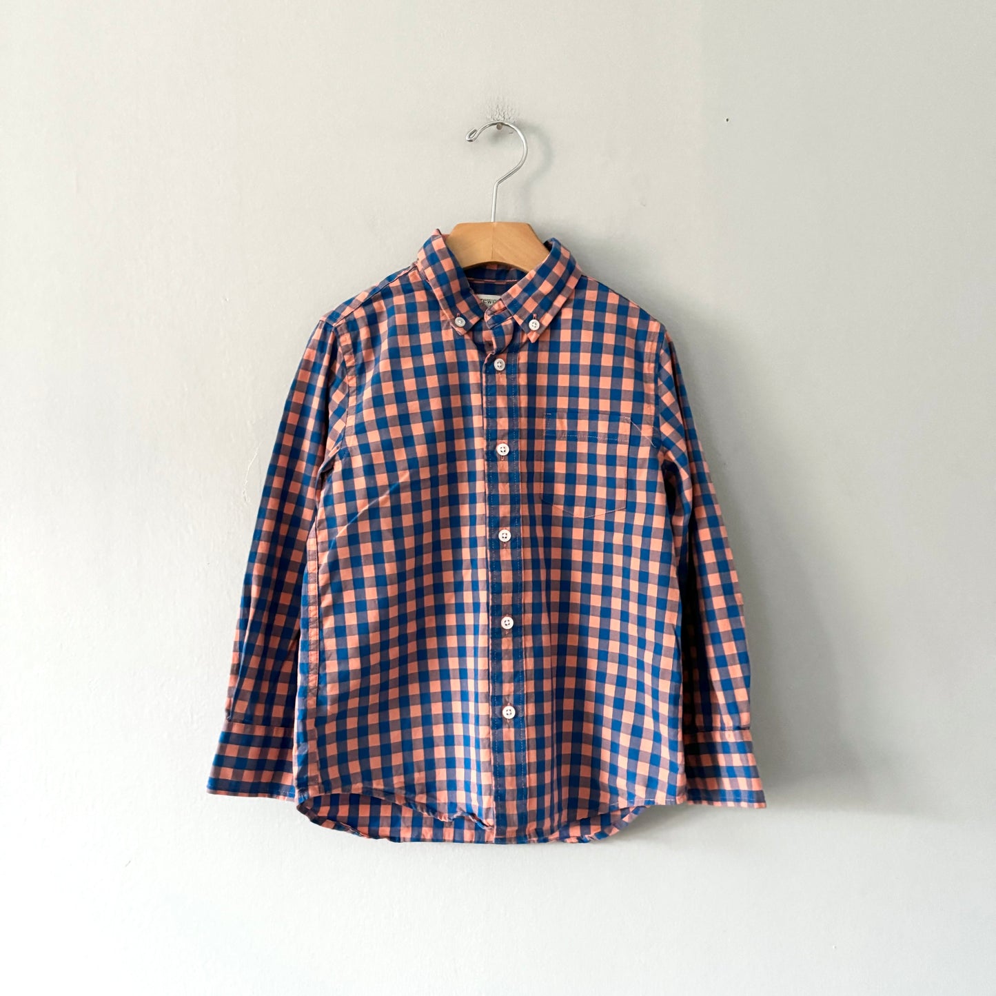 Crewcuts / Plaid dress shirt / 4-5Y