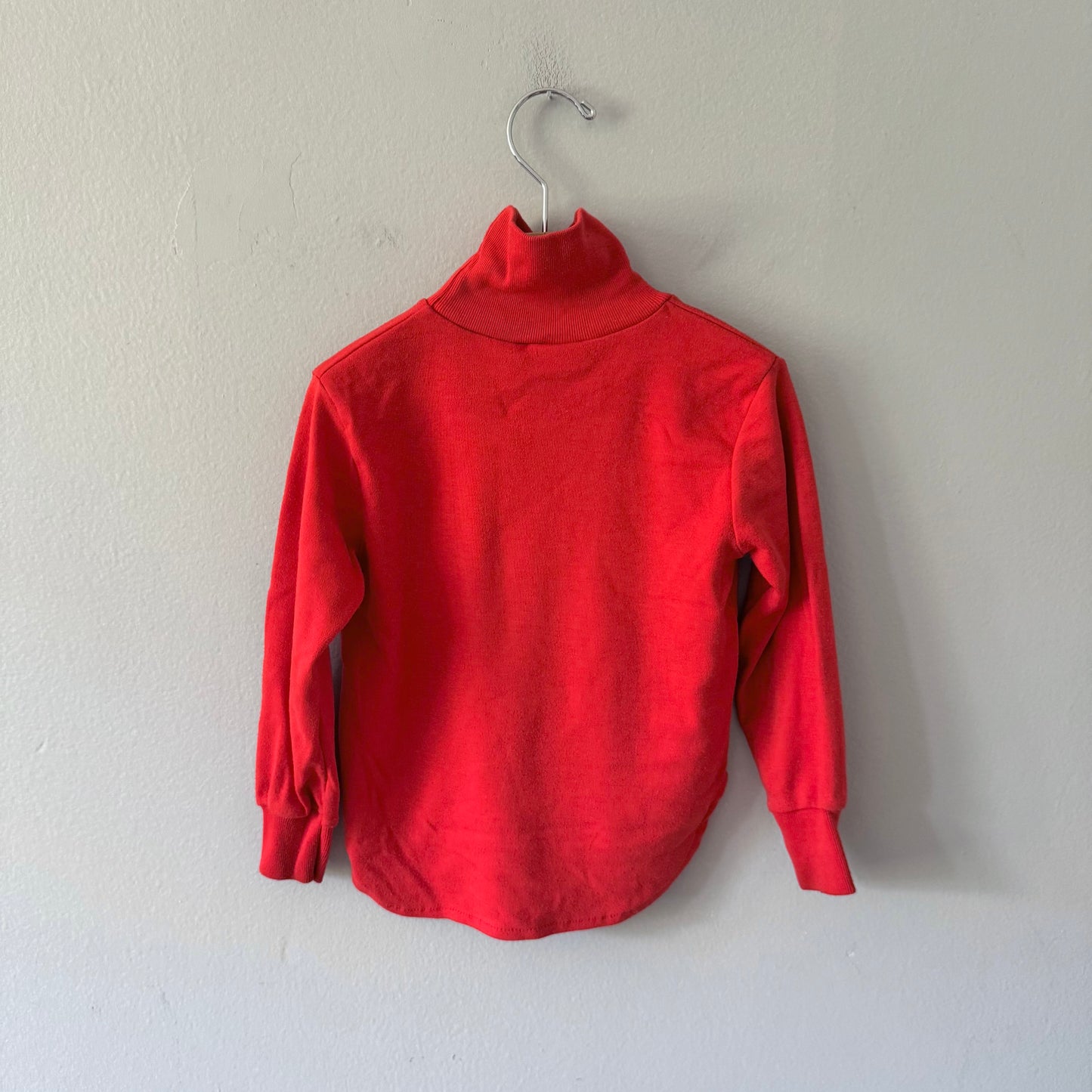 Vintage / Red turtle neck long sleeve / 3Y