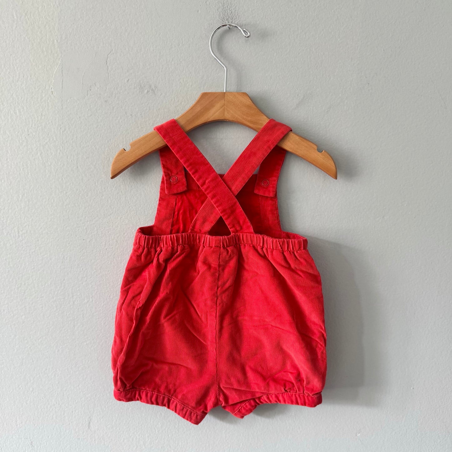 Jacadi / Red corduroy romper / 12M