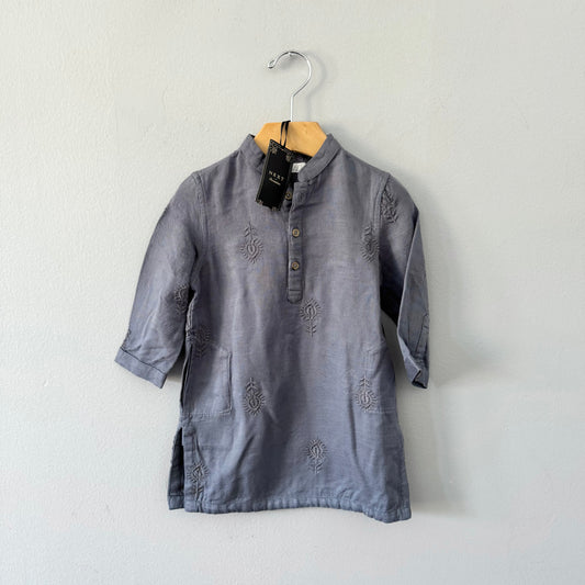 Next / Robe gris foncé / 9-12M - Neuve avec étiquette