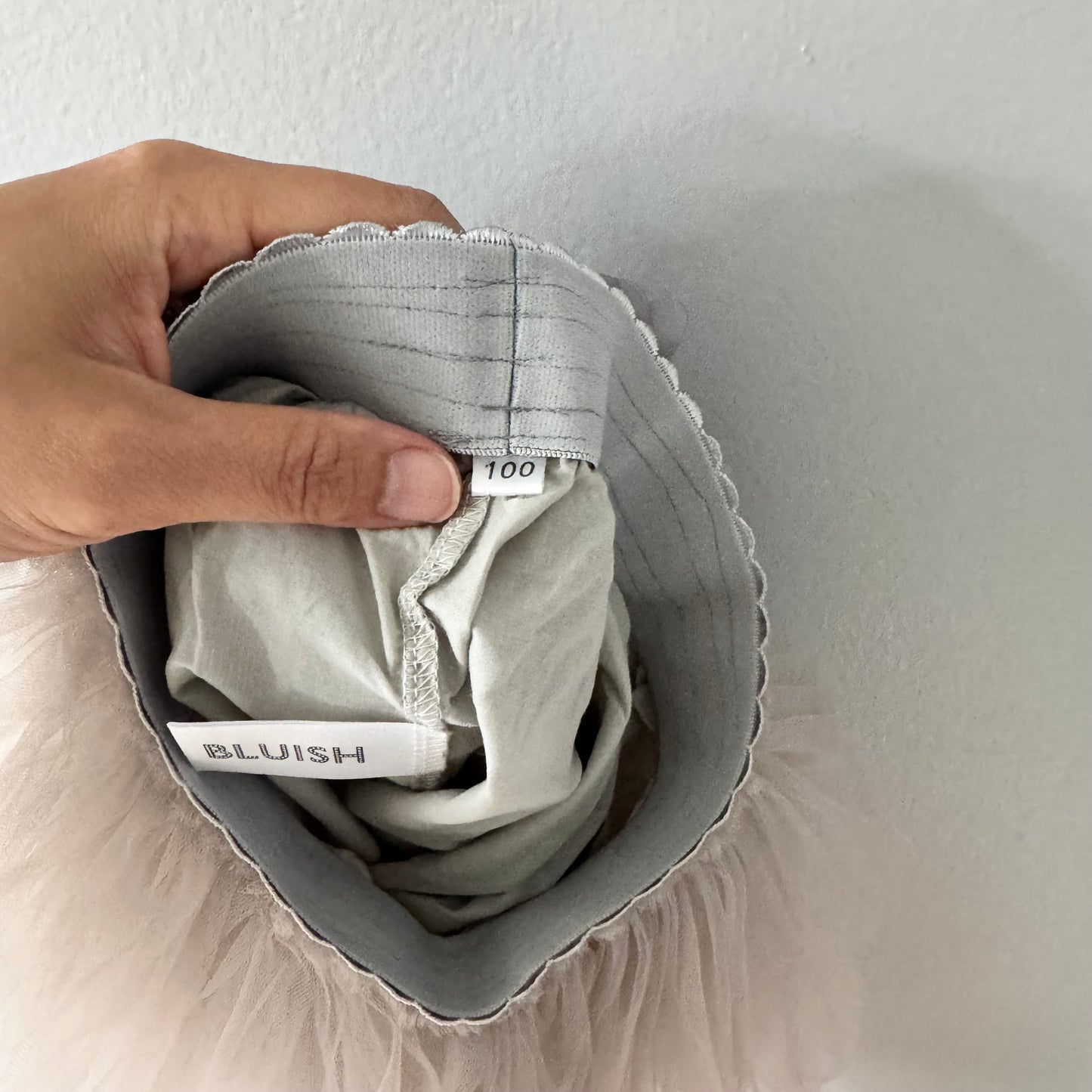 Bluish / Light grey tutu skirt / 3-4Y