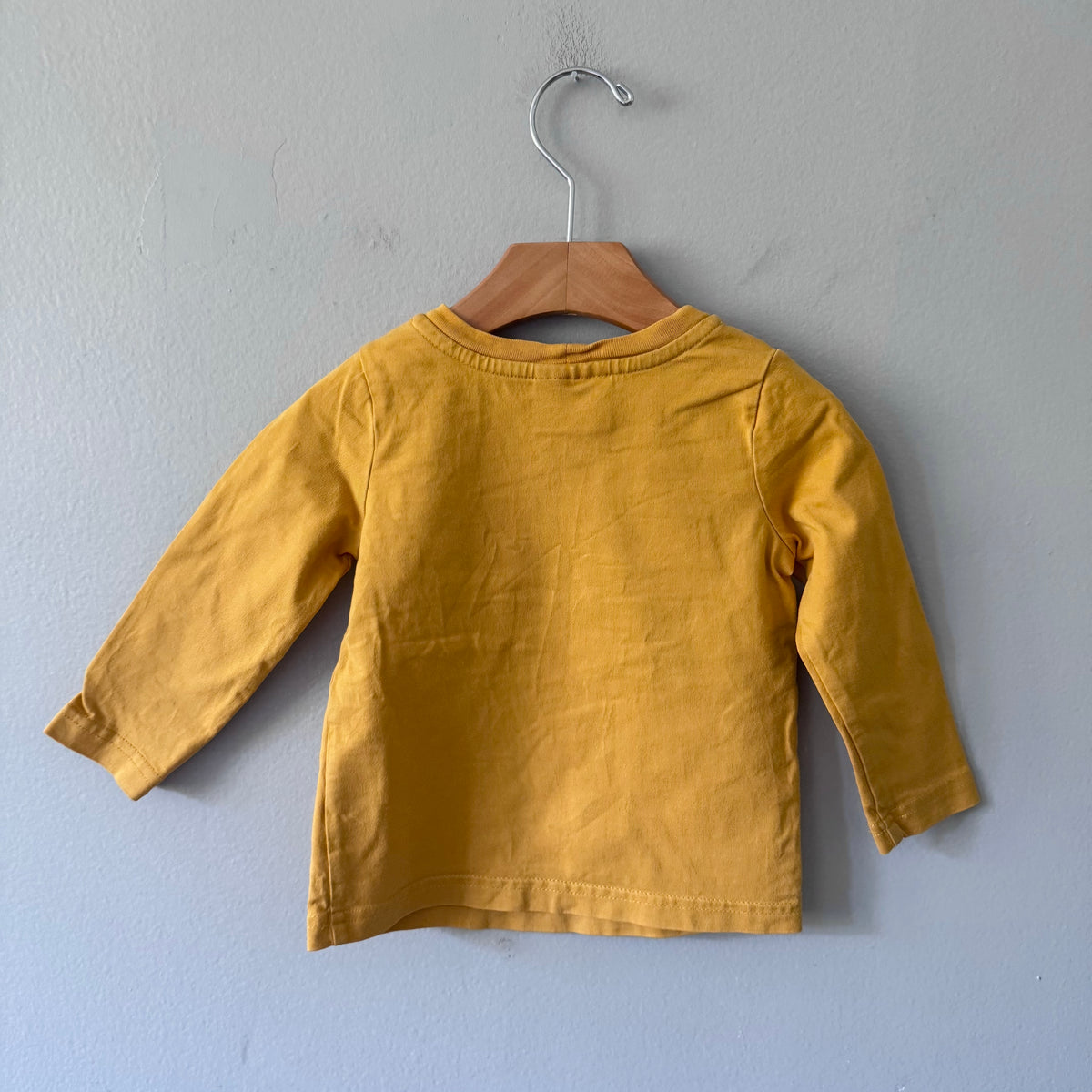 Hanna Andersson / Mudtard long sleeve / 80(12-18M)