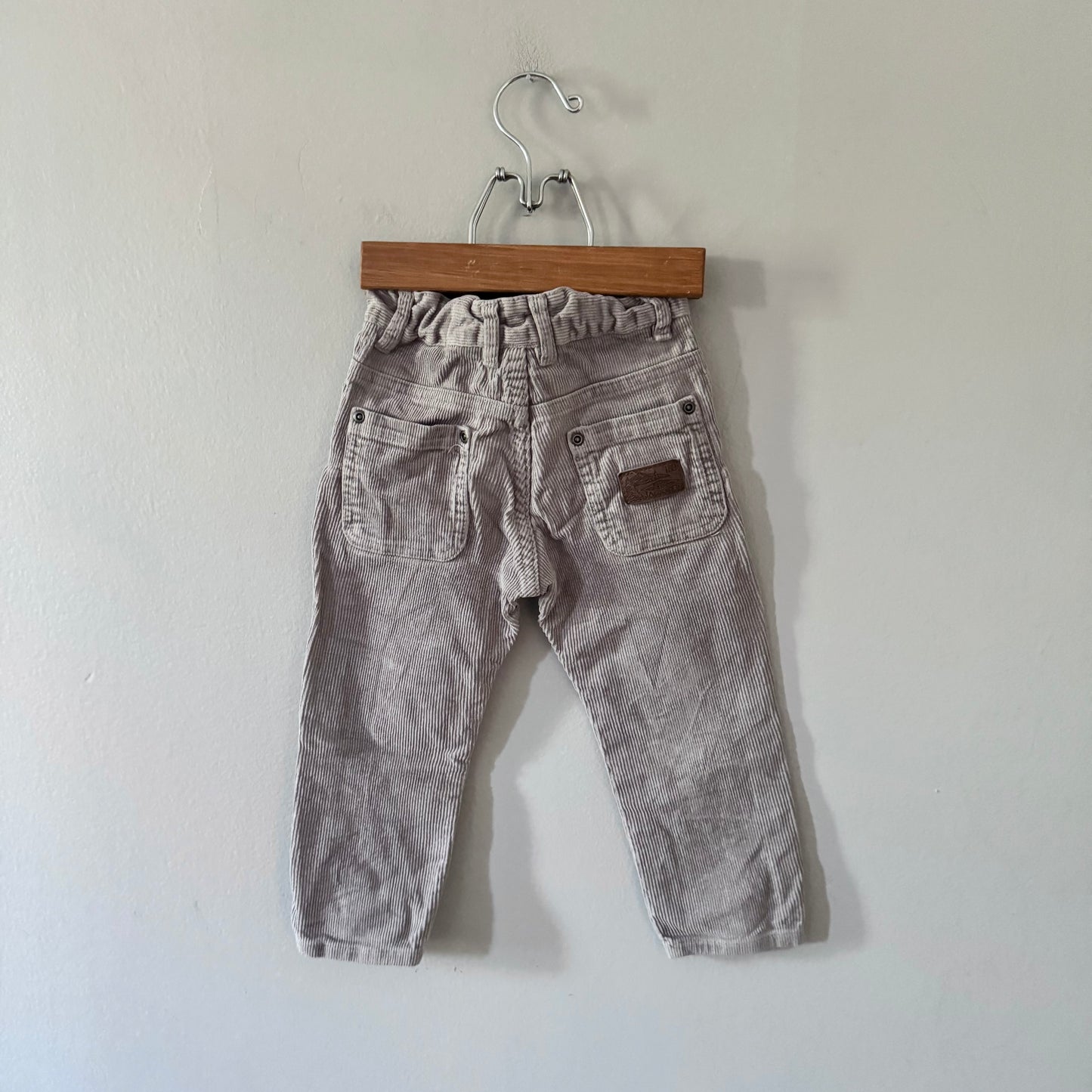 Zara / Light grey corduroy pants / 18-24M