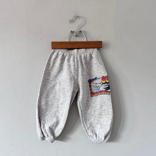Vintage / Light grey Hockey sweatpants / 18-24M