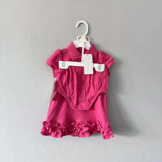 Polo Ralph Lauren	/ Pink dress set / 12M - New with tag