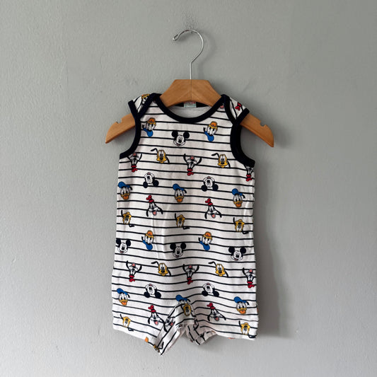 Disney baby / Stripe tank romper / 24M