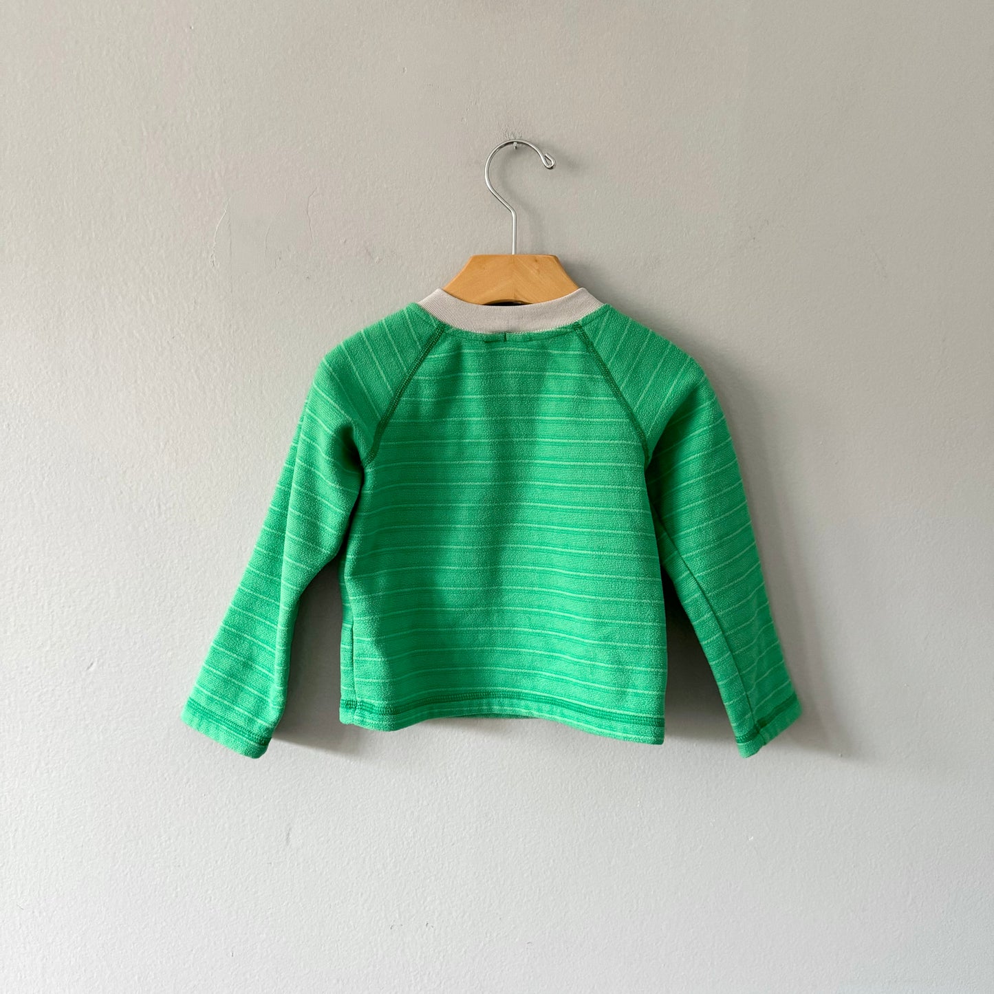 Patagonia / Green fleece top / 18M