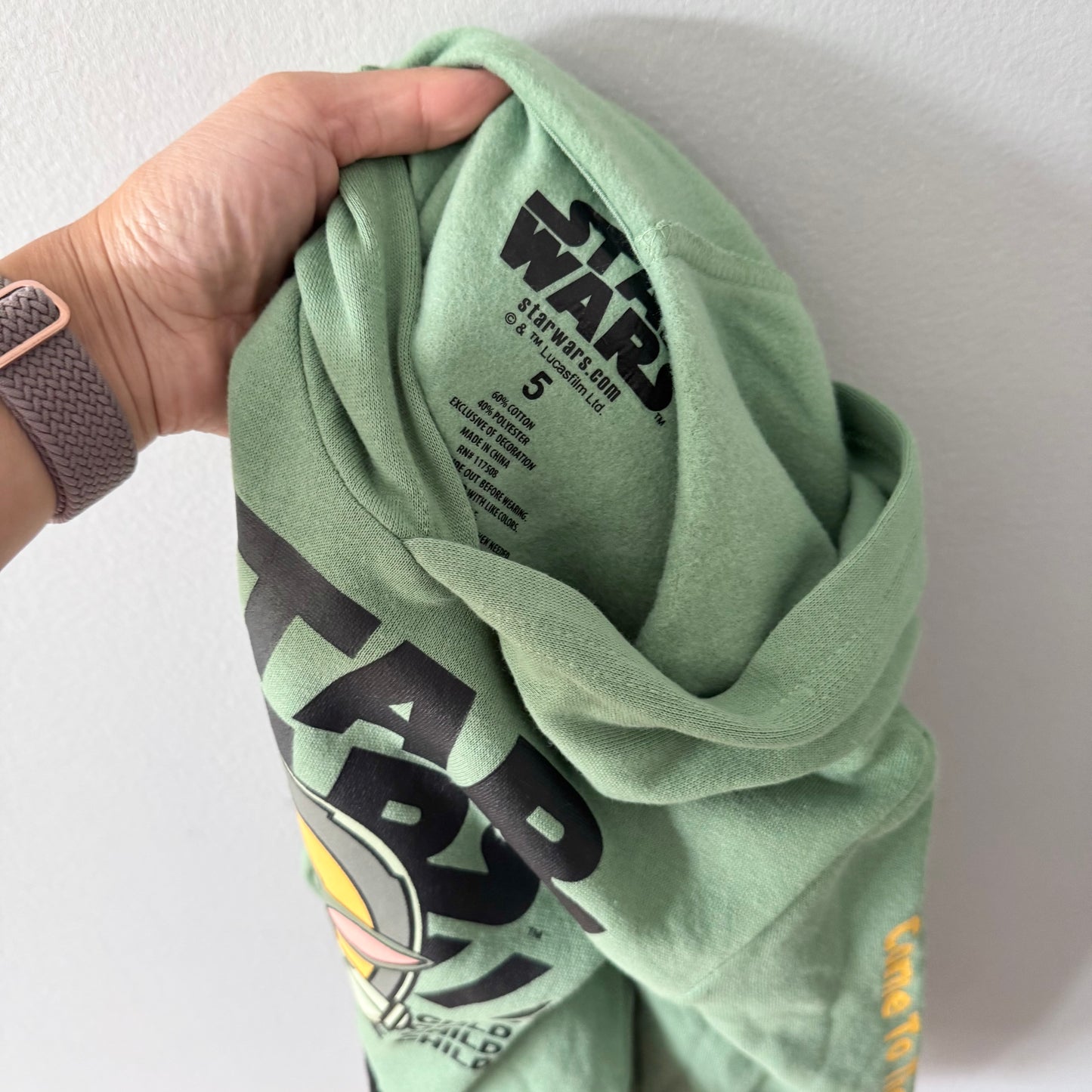 Star Wars / Green hoodie / 5Y - New with tag