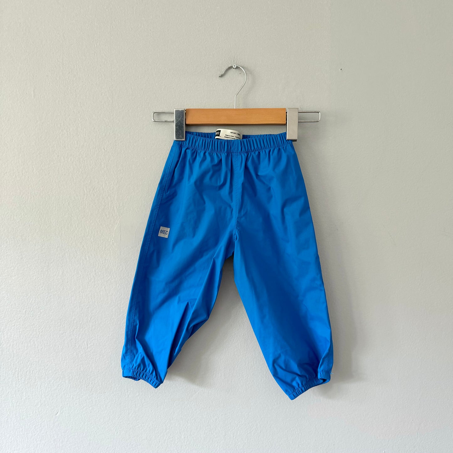 Mec / Blue rain pants / 18M