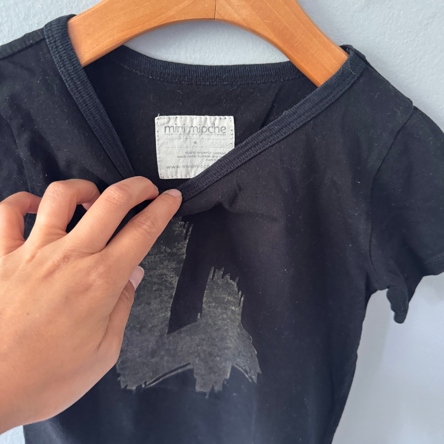 Mini mioche / 4 black T-shirt / 4Y