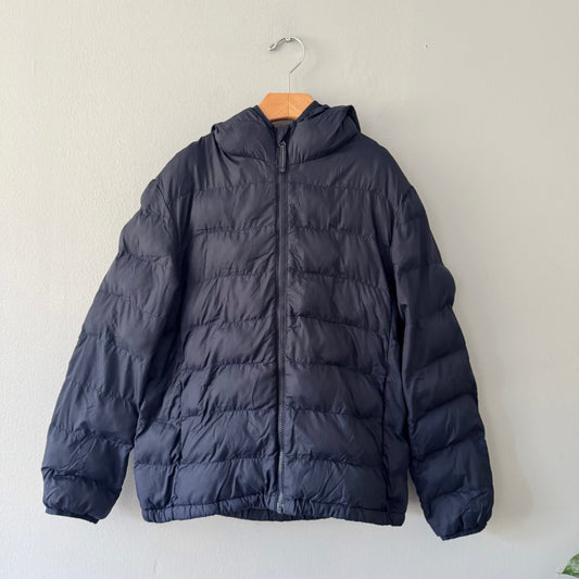 Uniqlo / Navy puffer jacket / 9-10Y