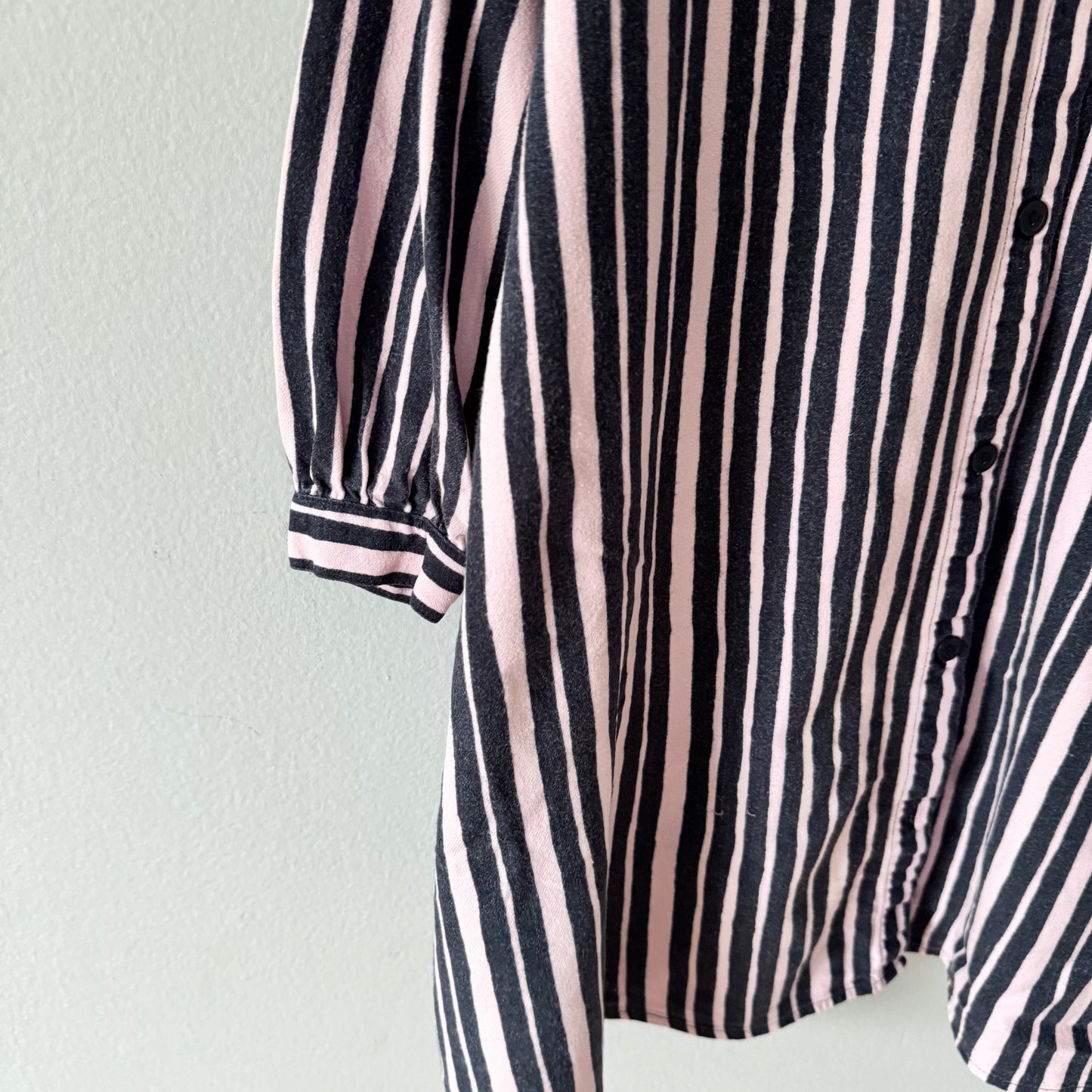 Uniqlo x Marimekko / Pink stripe dress / 7-8Y