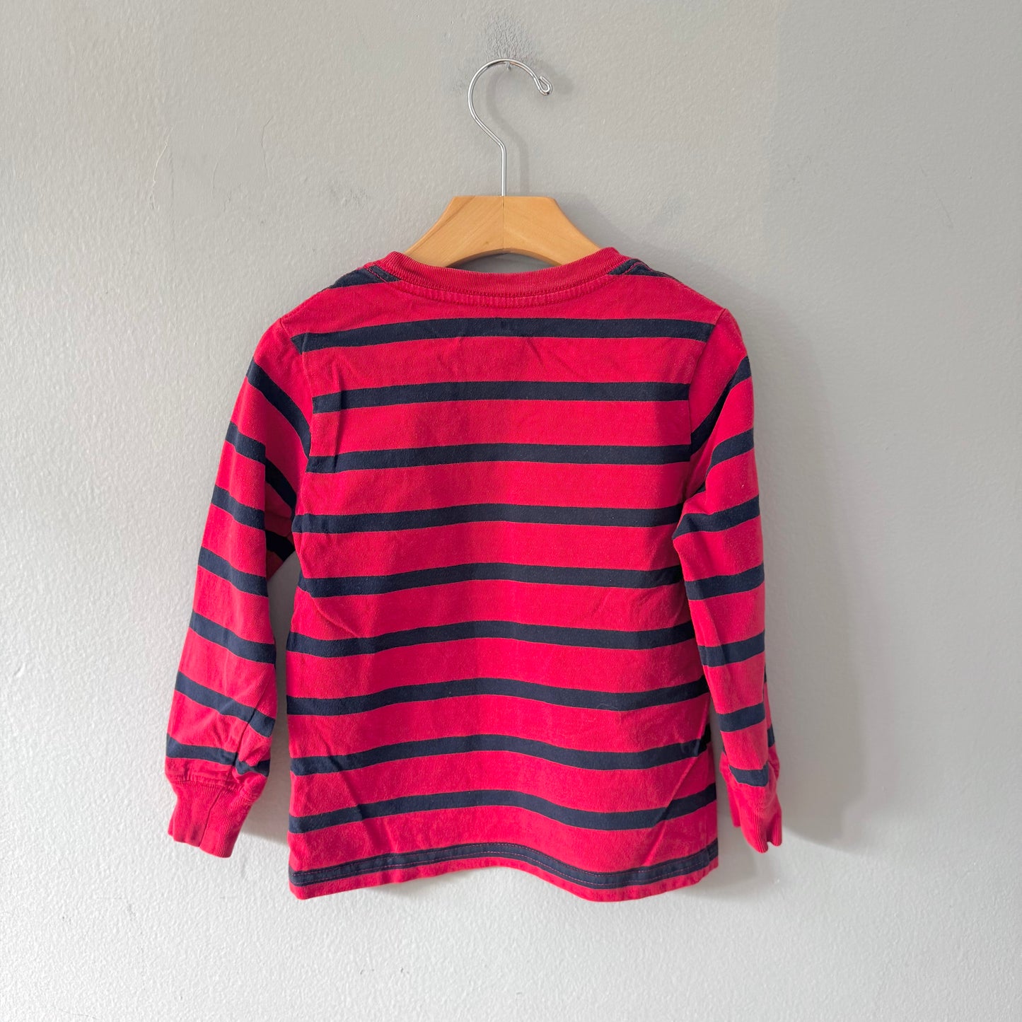 Polo Ralph Lauren / Red x navy long sleeve / 4T