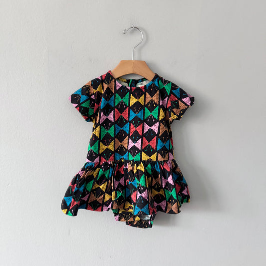 Fabola / Butterfly pattern dress / 12M
