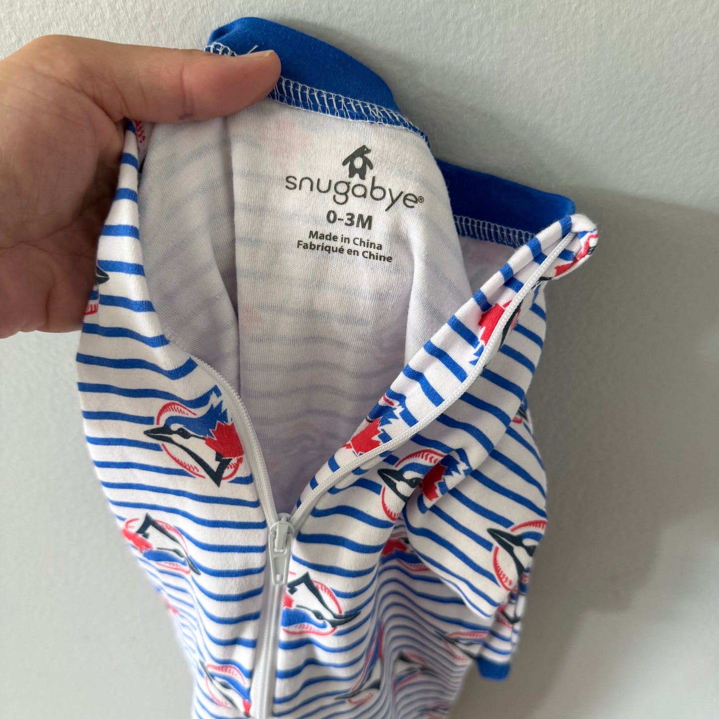 MLB x Snugabye / Toronto Blue Jays romper / 0-3M