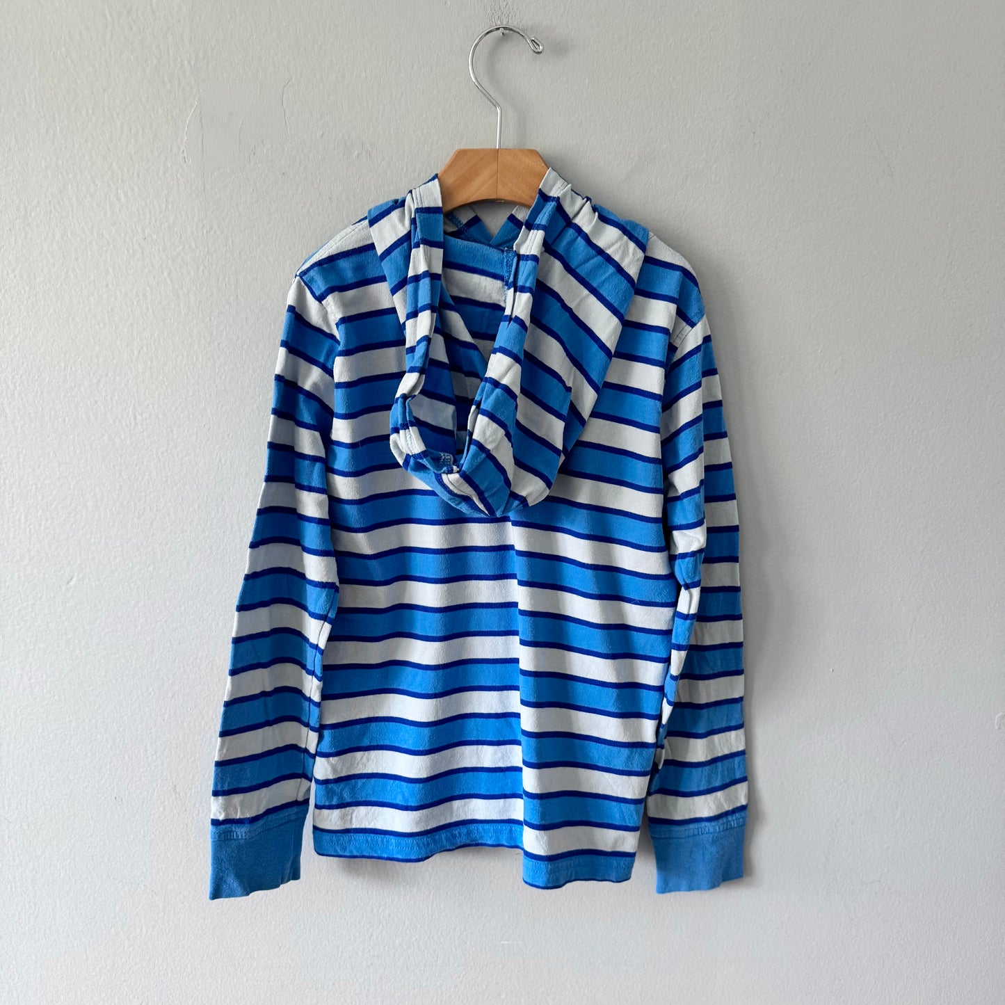 Crewcuts / Haut à rayures bleu et blanc / 8-9 ans