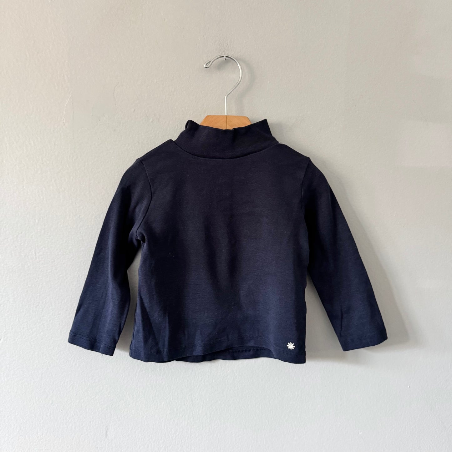 Zara / Col roulé manches longues marine / 18-24 mois