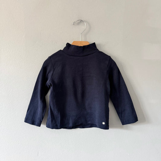 Zara / Navy turtle neck long sleeve / 18-24M