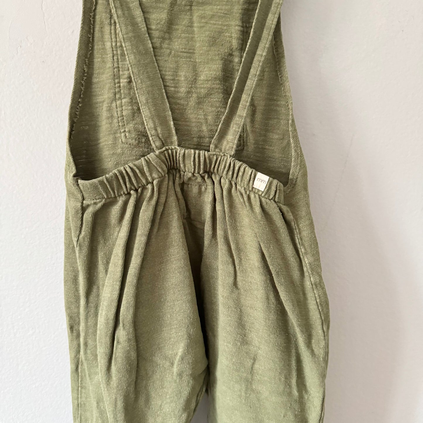 Mini mioche / Khaki overalls / 4Y