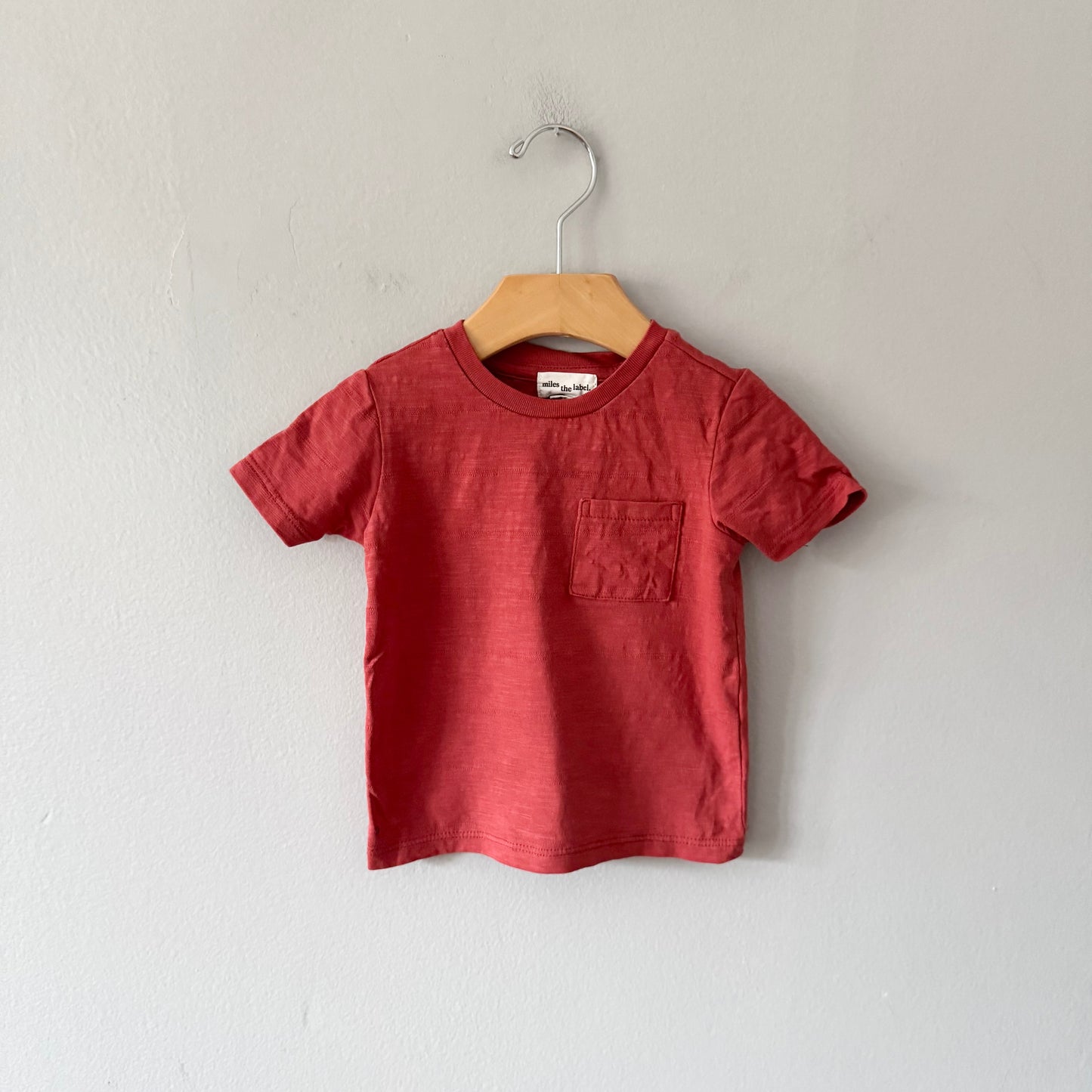 Miles the label / Red T-shirt / 12M