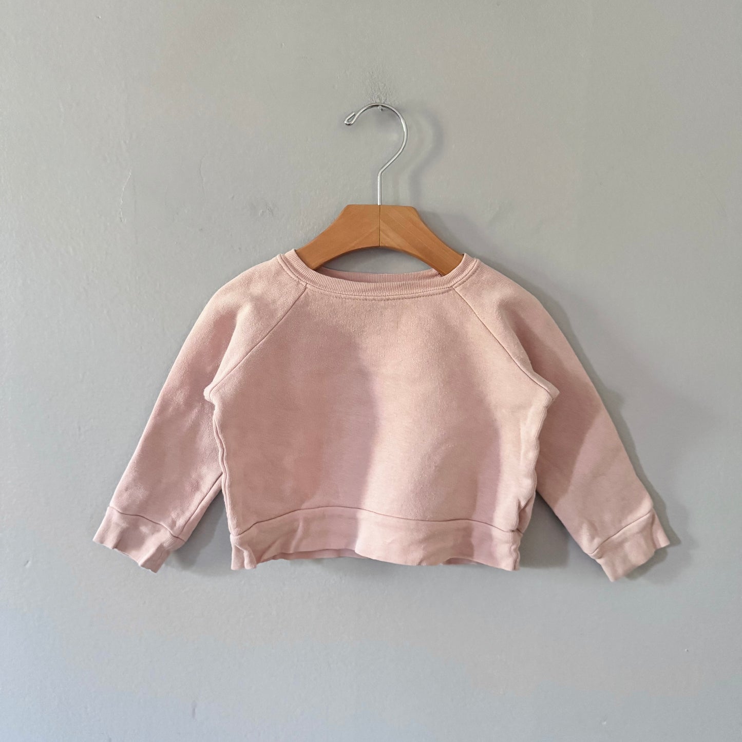 Mini mioche / Light pink sweatshirt / 6-12M