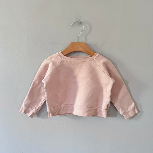 Mini mioche / Light pink sweatshirt / 6-12M