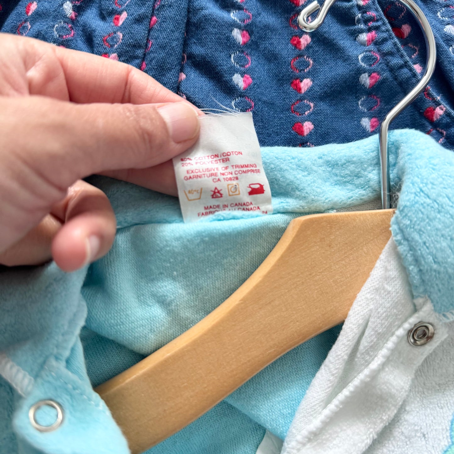 Vintage / Eaton fleece romper / 20lbs