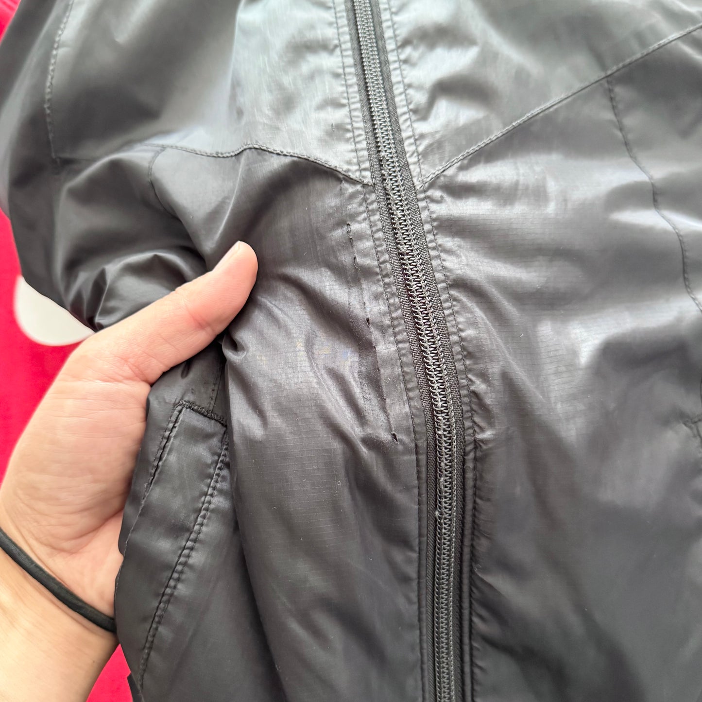 Nike / Black fleece lined jacket / 4-5Y