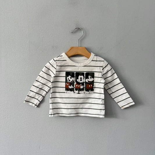 Disney / Mickey long sleeve T-shirt / 6M