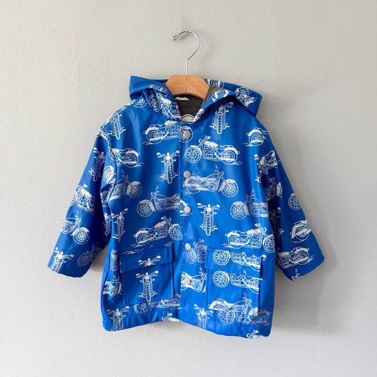 Hatley / Blue x motorbike rain jacket / 3T
