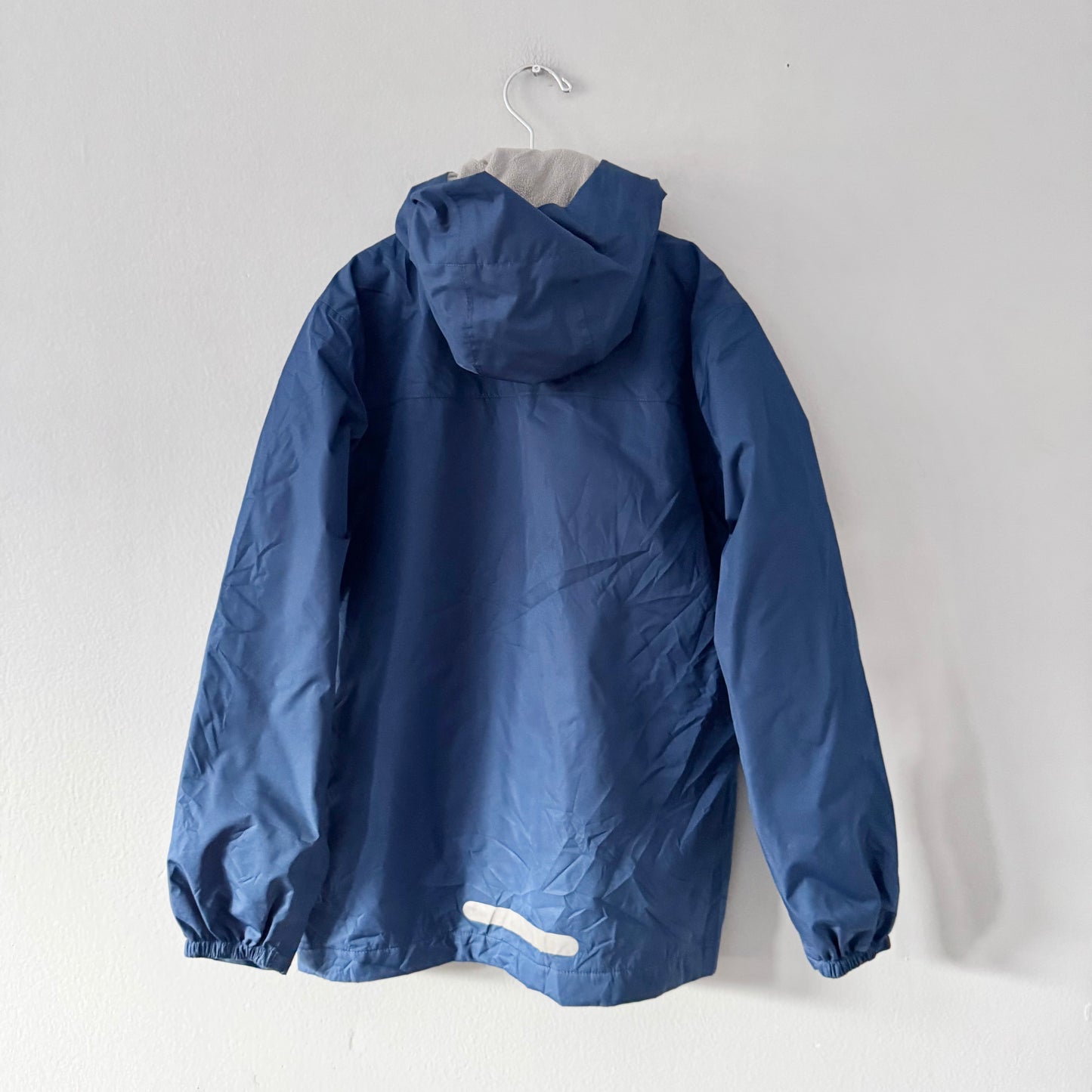 Mec / Navy fleece lined windbreaker / 10Y