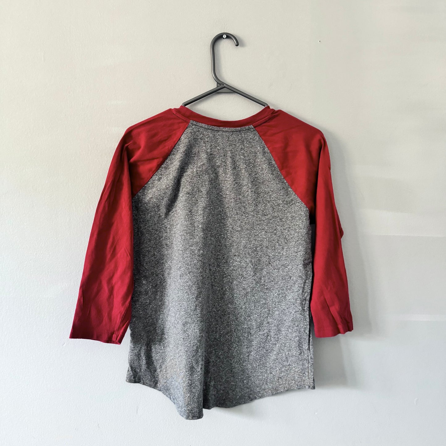 Roots / Manches longues raglan rouge x gris / Femme M(12A)