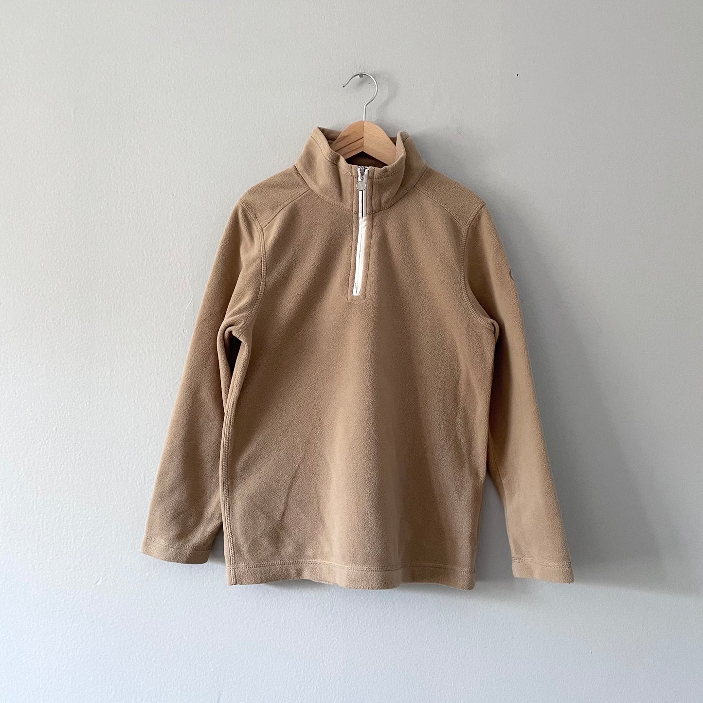 Aigle / Beige fleece half zip / 10Y