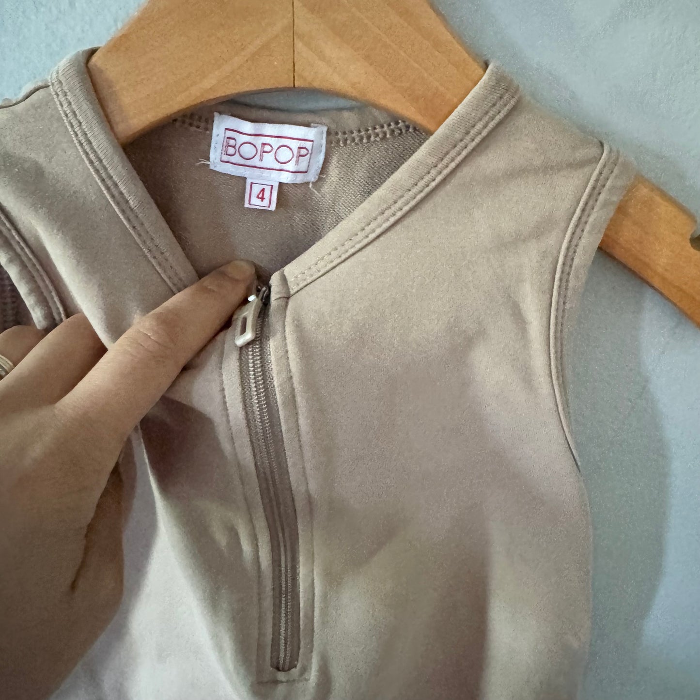 Bopop / Brown tank dress / 4Y