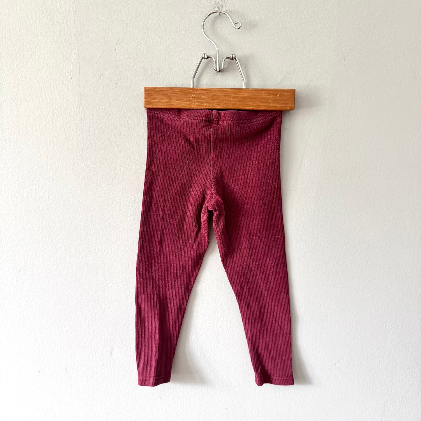 Deux par deux / Burgundy leggings / 3Y