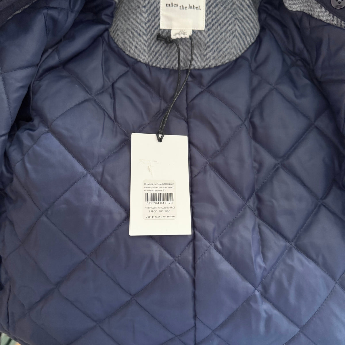 Miles the label / Navy padded jacket / 5Y - New with tag