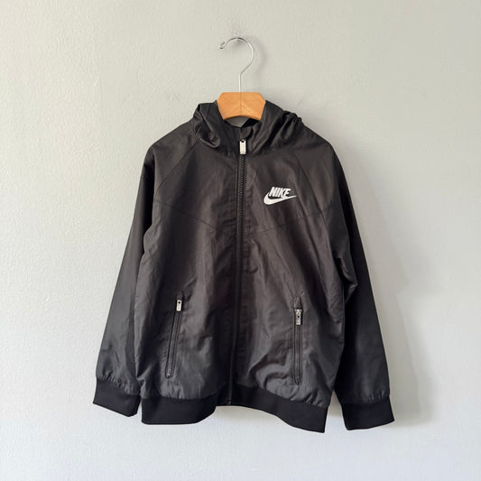 Nike / Black windbreaker / 5-6Y