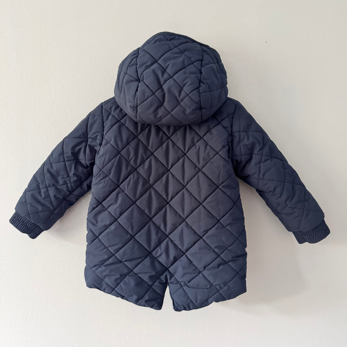Zara / Navy fleece lined jacket / 2-3Y