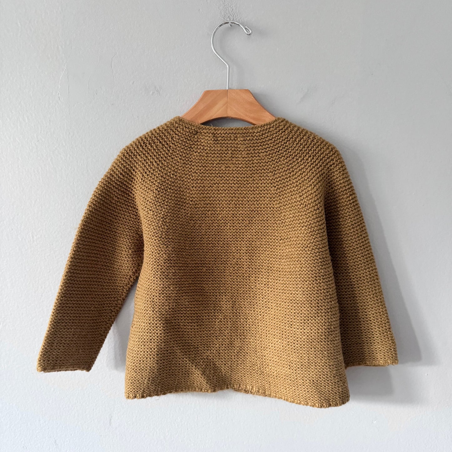 Zara / Mustard knit cardigan / 2-3Y