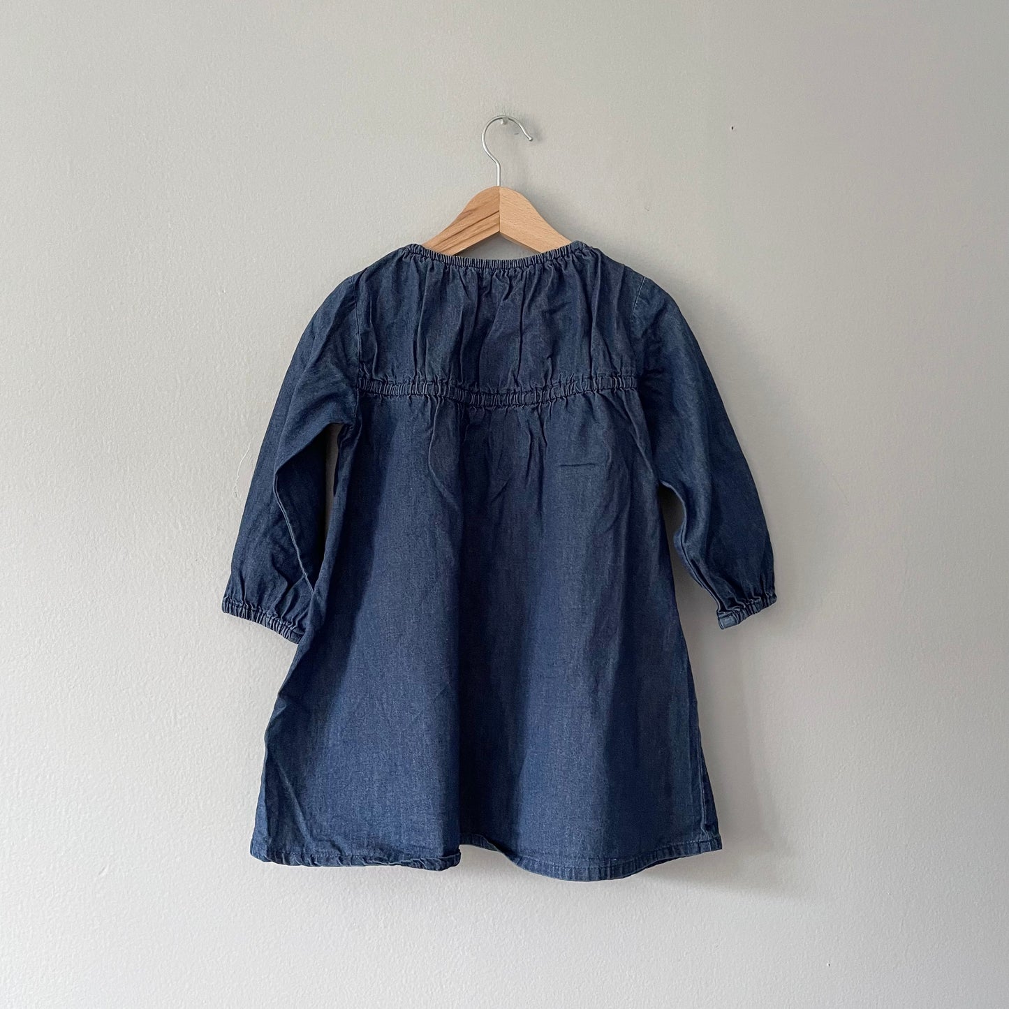 Polo / Denim dress / 100cm(3Y)