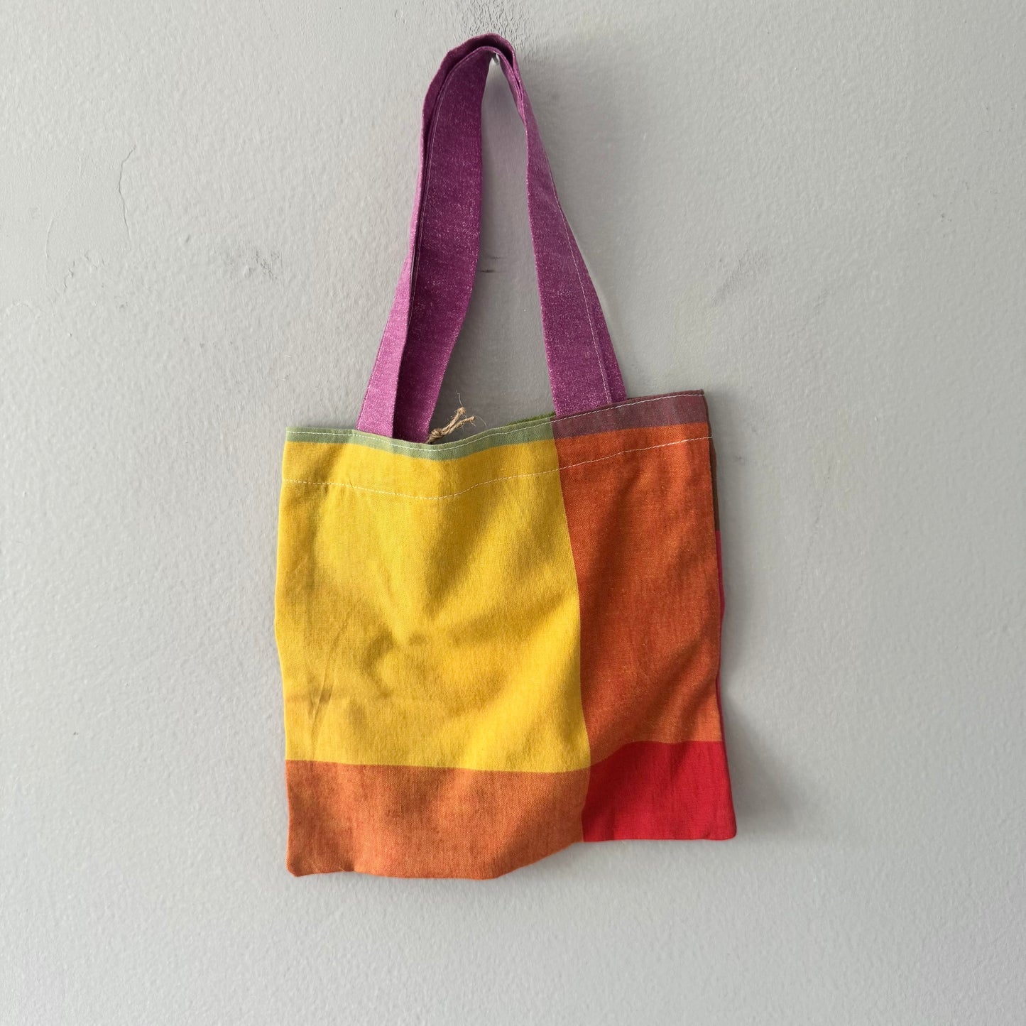 TUP / Upcycle playful bag / 7.5 x 8 inches