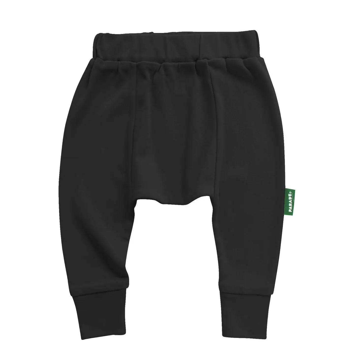 Parade Organics / Organic Harem Pants - Essentials - Black / 3T & 4T
