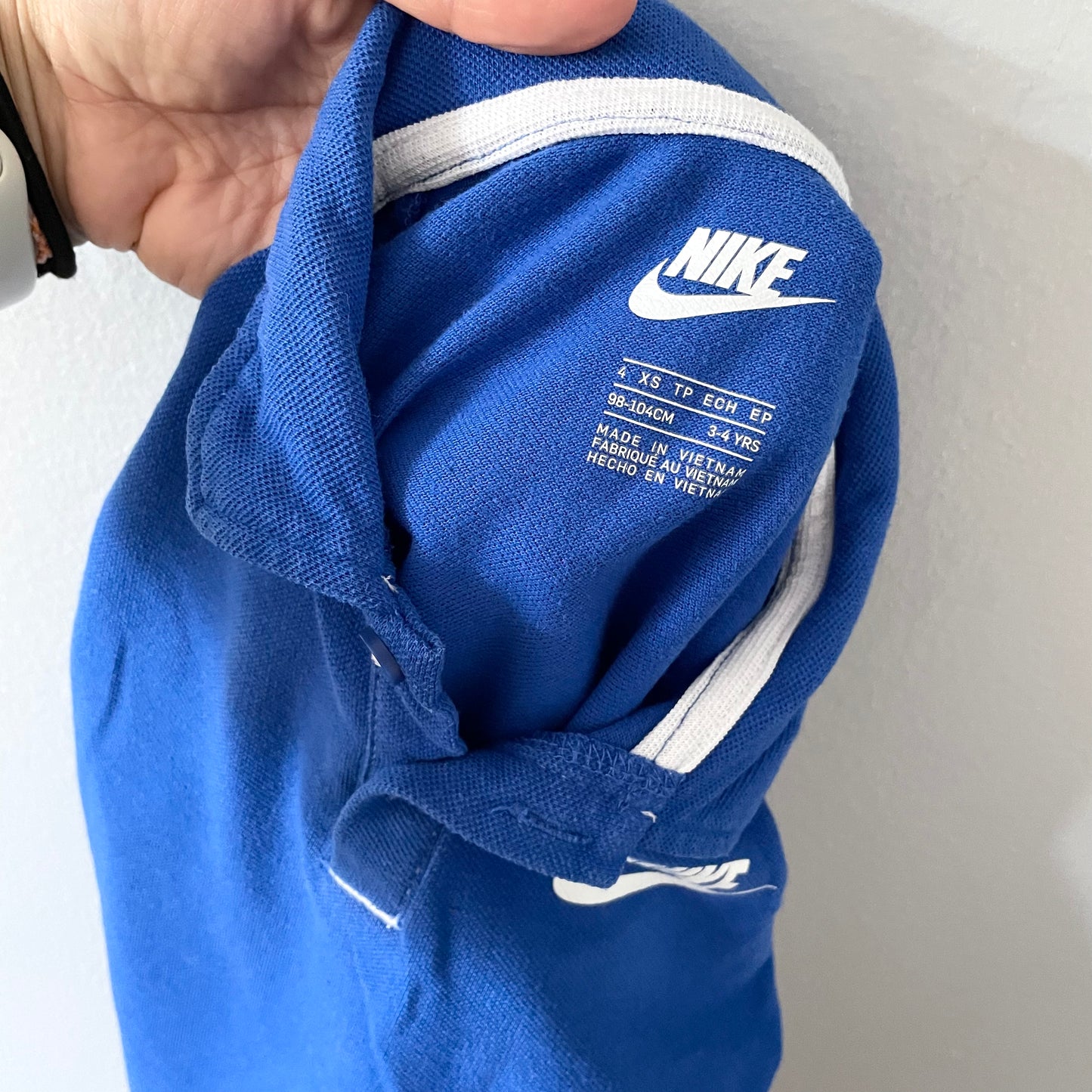 Nike / Blue polo shirt / 3-4Y